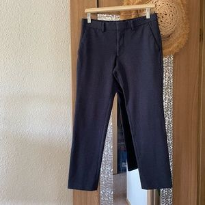 Express pants with stripes in navy blue